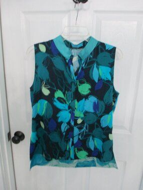 Elie Tahari sleeveless silk blouse